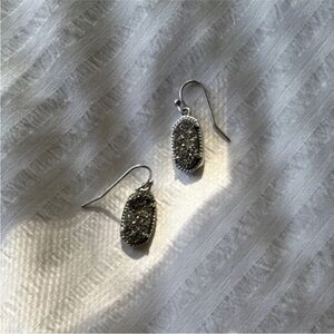 Kendra Scott Silver Dangle Earrings